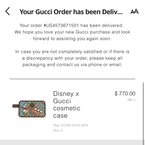 Disney x Gucci Cosmetic Case - Picture 13 of 13